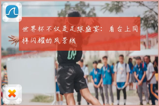 世界杯不仅是足球盛宴:看台上同样闪耀的风景线